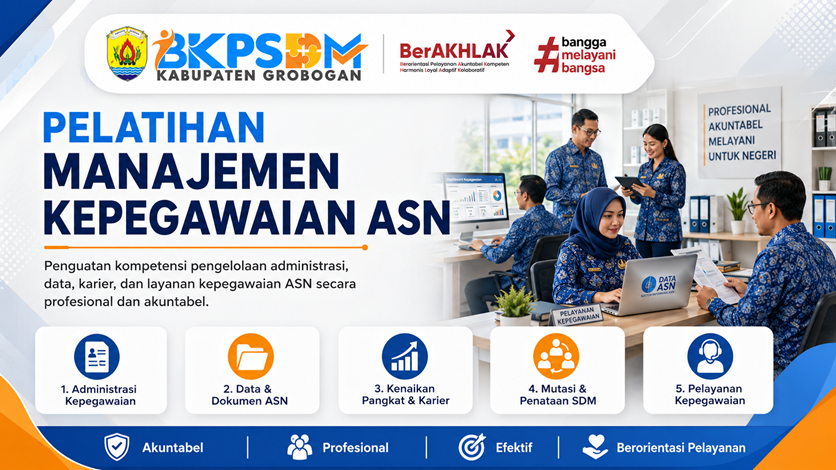 Pelatihan Manajemen Kepegawaian ASN
